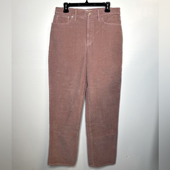 Madewell Corduroy Perfect Vintage Straight Jeans, 31T - Picture 1 of 7